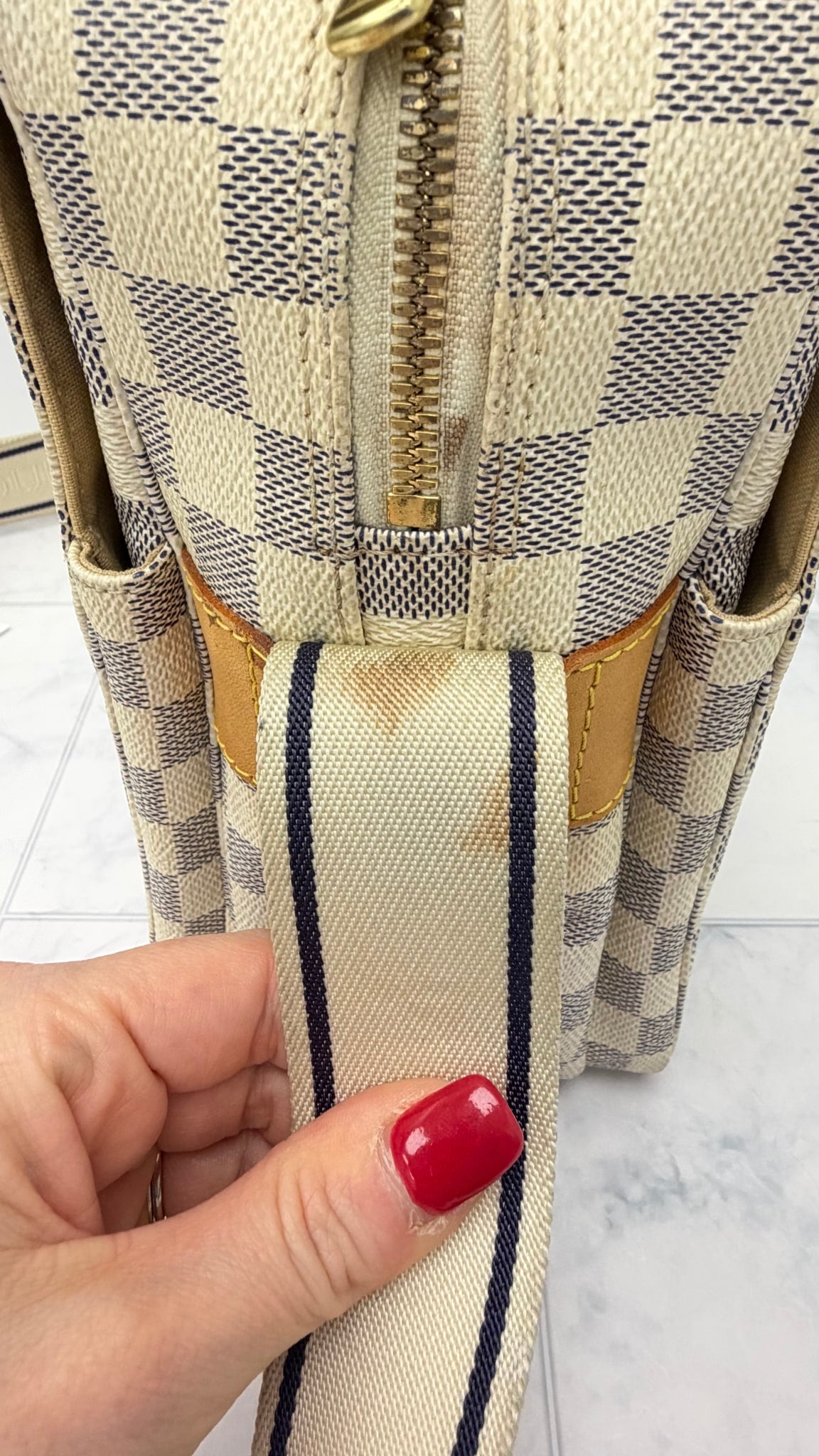 Louis Vuitton Damier Azur Naviglio Crossbody 