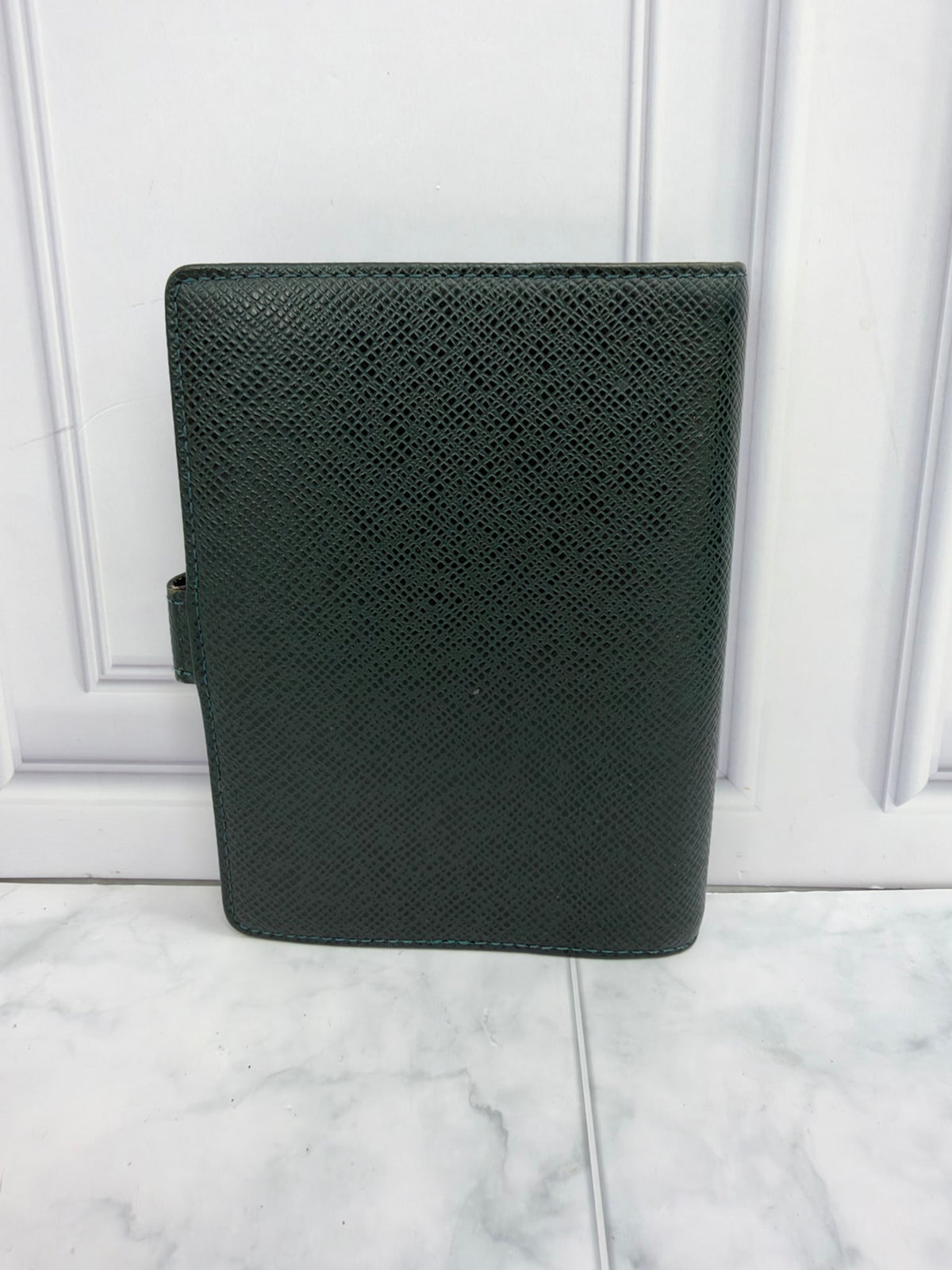 Louis Vuitton Green Taiga Agenda PM