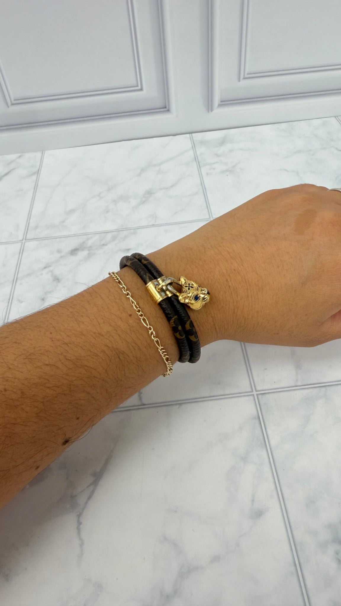Louis Vuitton Monogram  Keep It Twice Bracelet