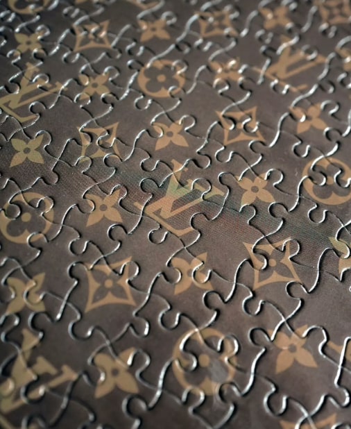 Louis Vuitton x Virgil  Monogram "Fashion Show Invitation" Puzzle