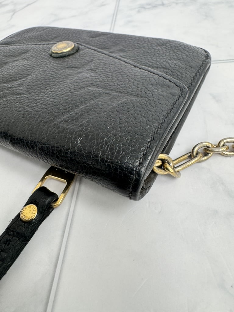 Louis Vuitton Black Monogram Empreinte Key Cles