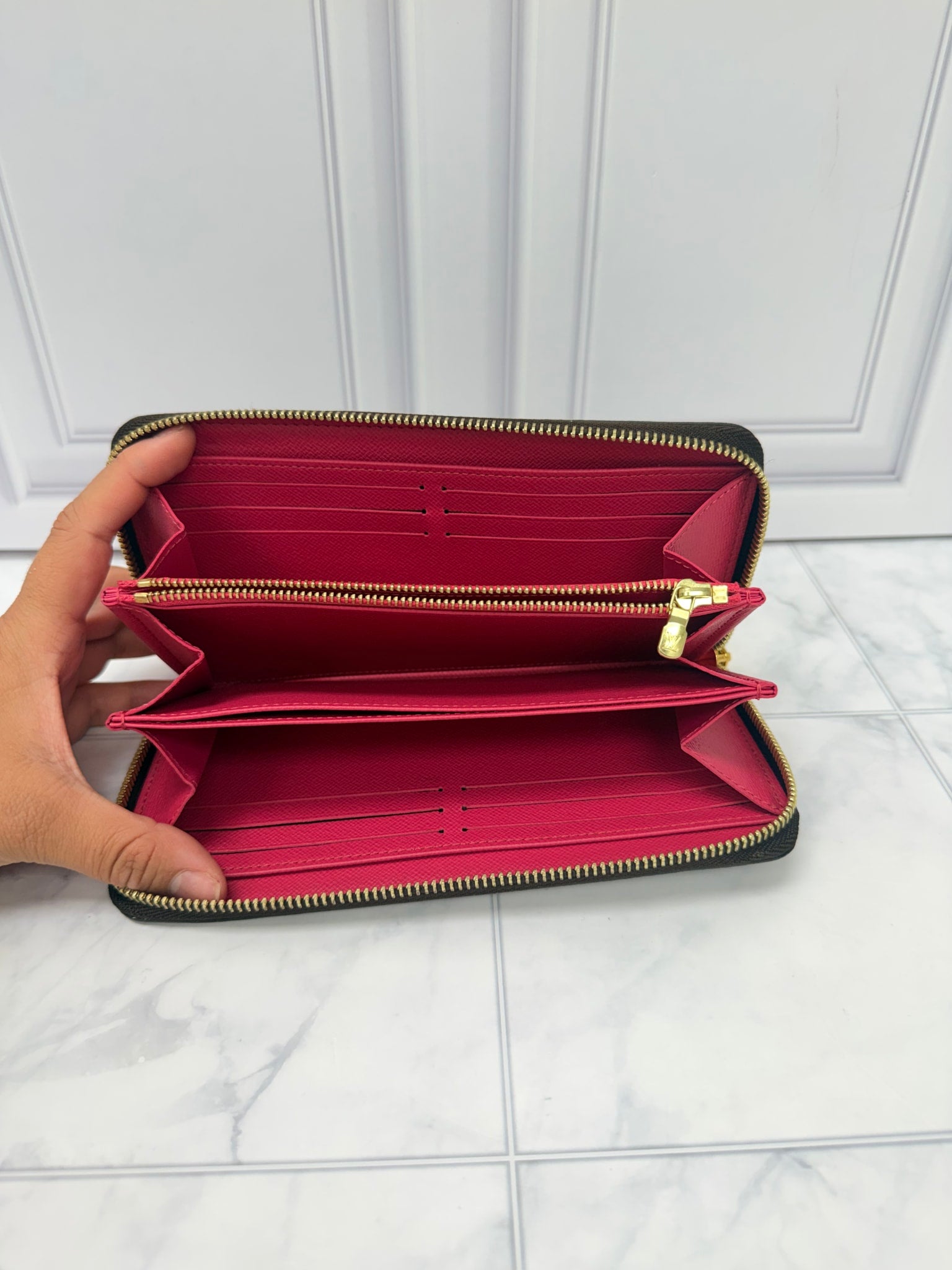 Louis Vuitton Monogram Christmas Animation Zippy Wallet