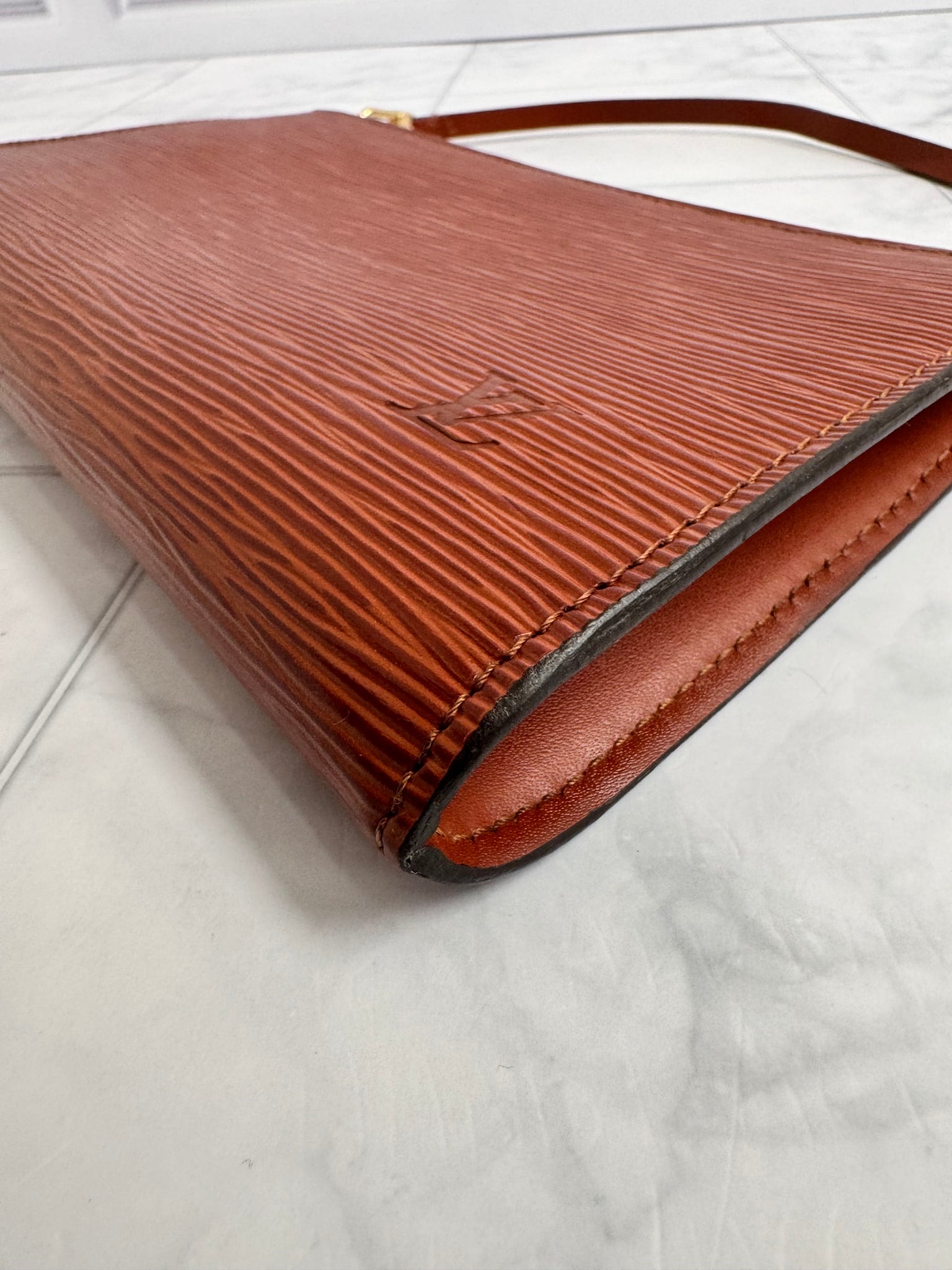 Louis Vuitton Brown Epi Pochette Accessoires