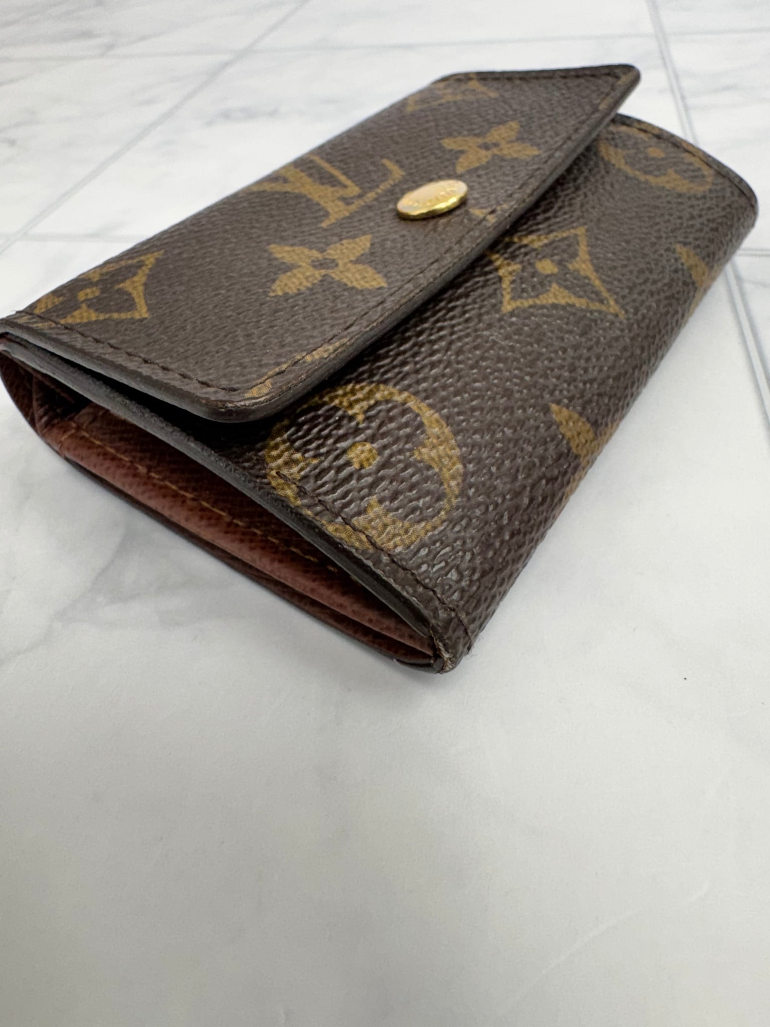 Louis Vuitton Monogram Porte-Monnaie Plat Coin Purse