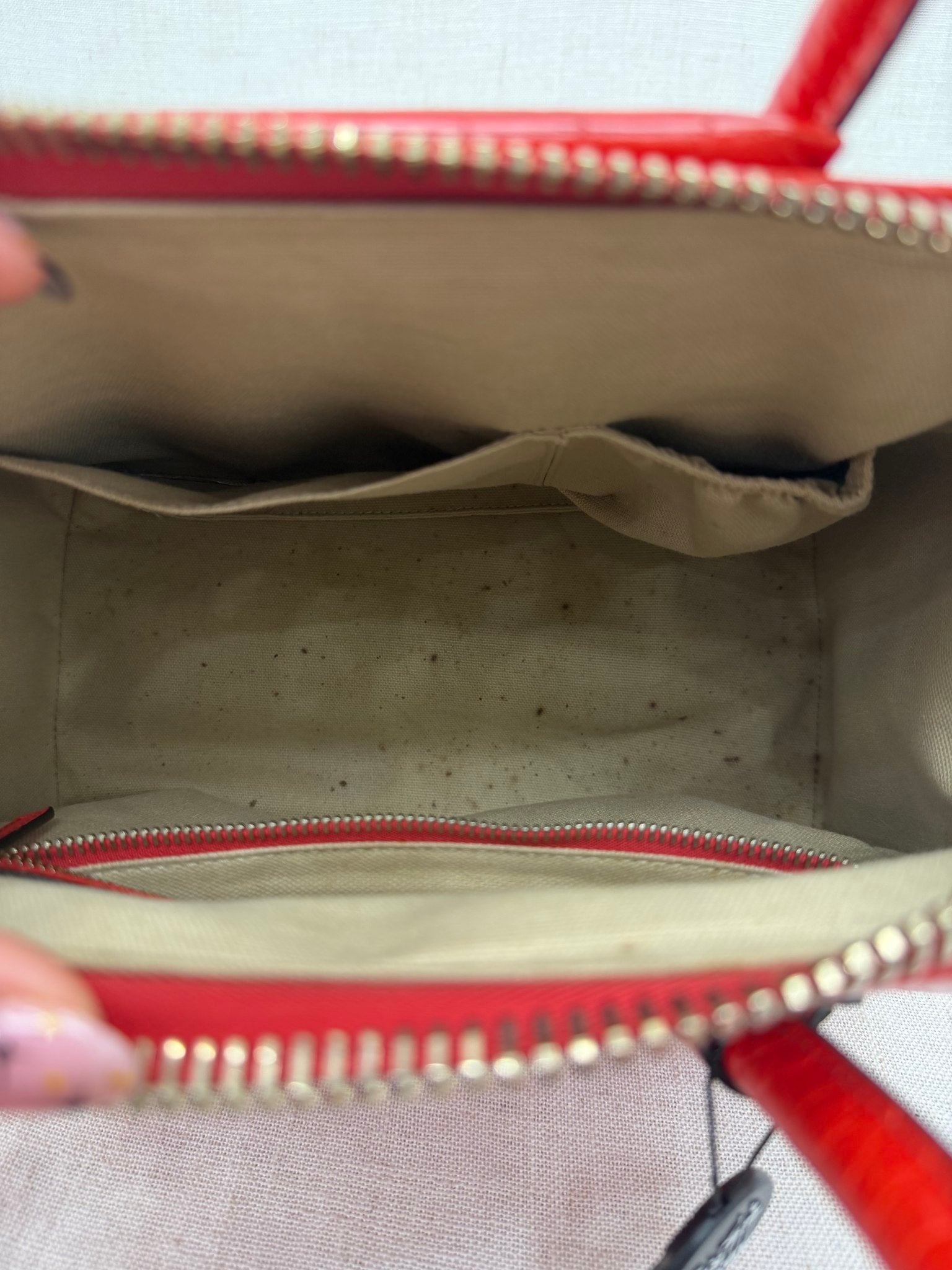 Givenchy Red Crocodile Embossed Small Antigona Bag