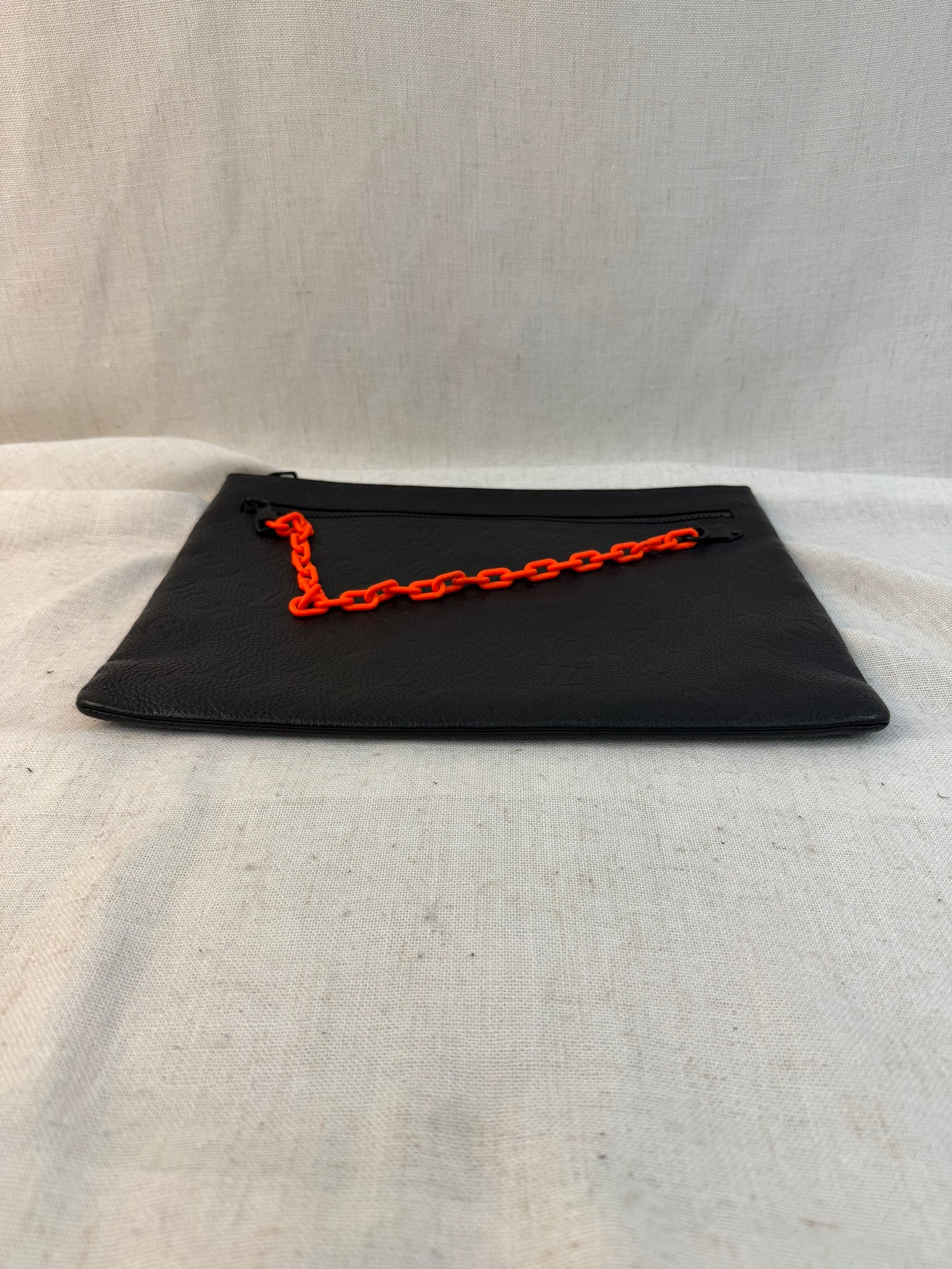 Louis Vuitton Black Monogram Empreinte Leather Virgil Pouch