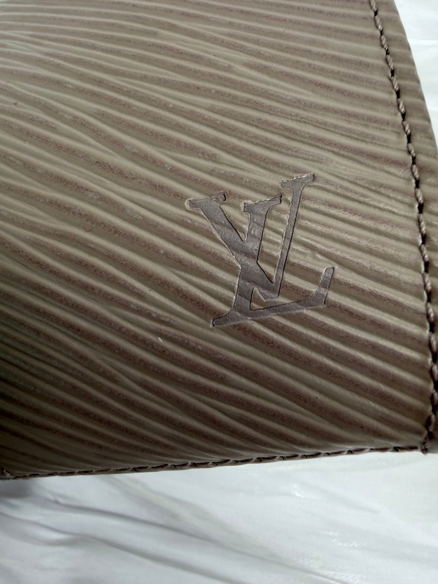 Louis Vuitton Lilac Epi Demi Lune Coin Case