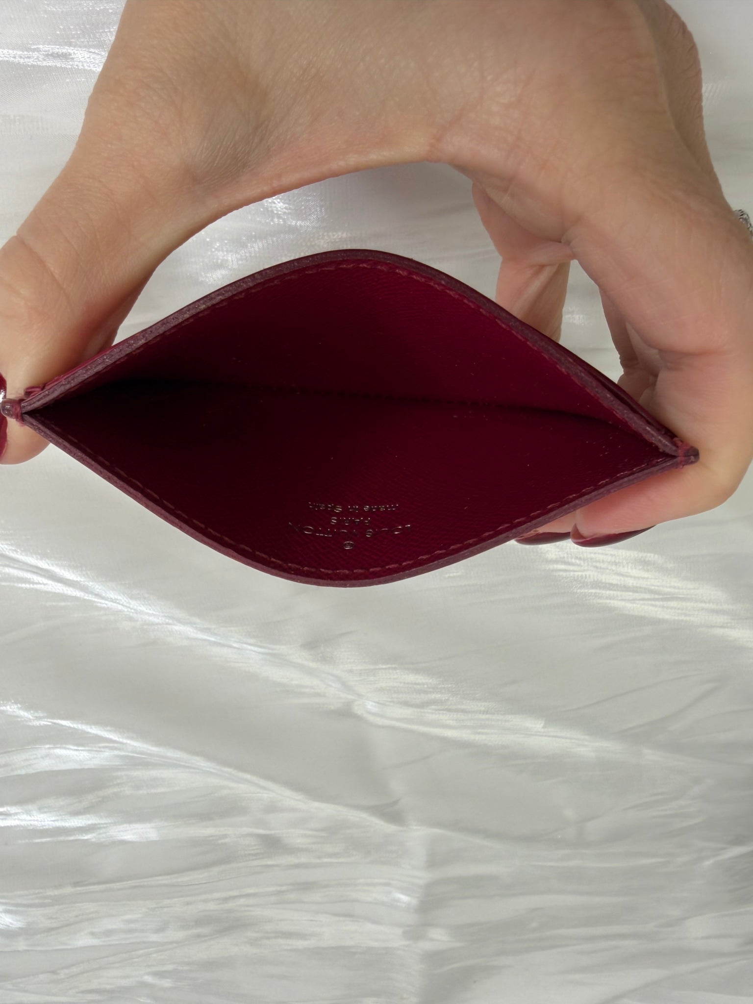 Louis Vuitton Dark Fuchsia  Epi Card Case