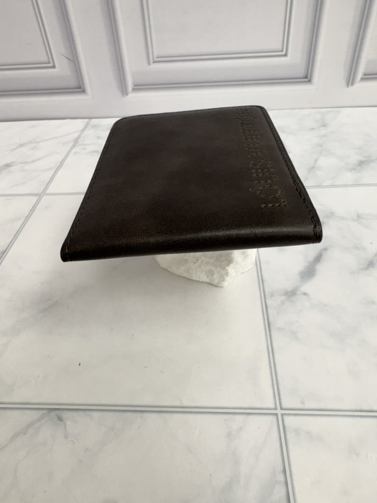 Louis Vuitton Brown Leather Perforated Bifold Wallet