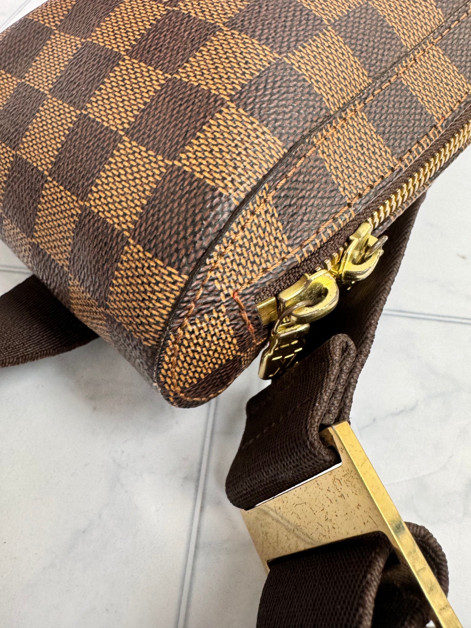Louis Vuitton Damier Ebene Geronimos Belt Bag