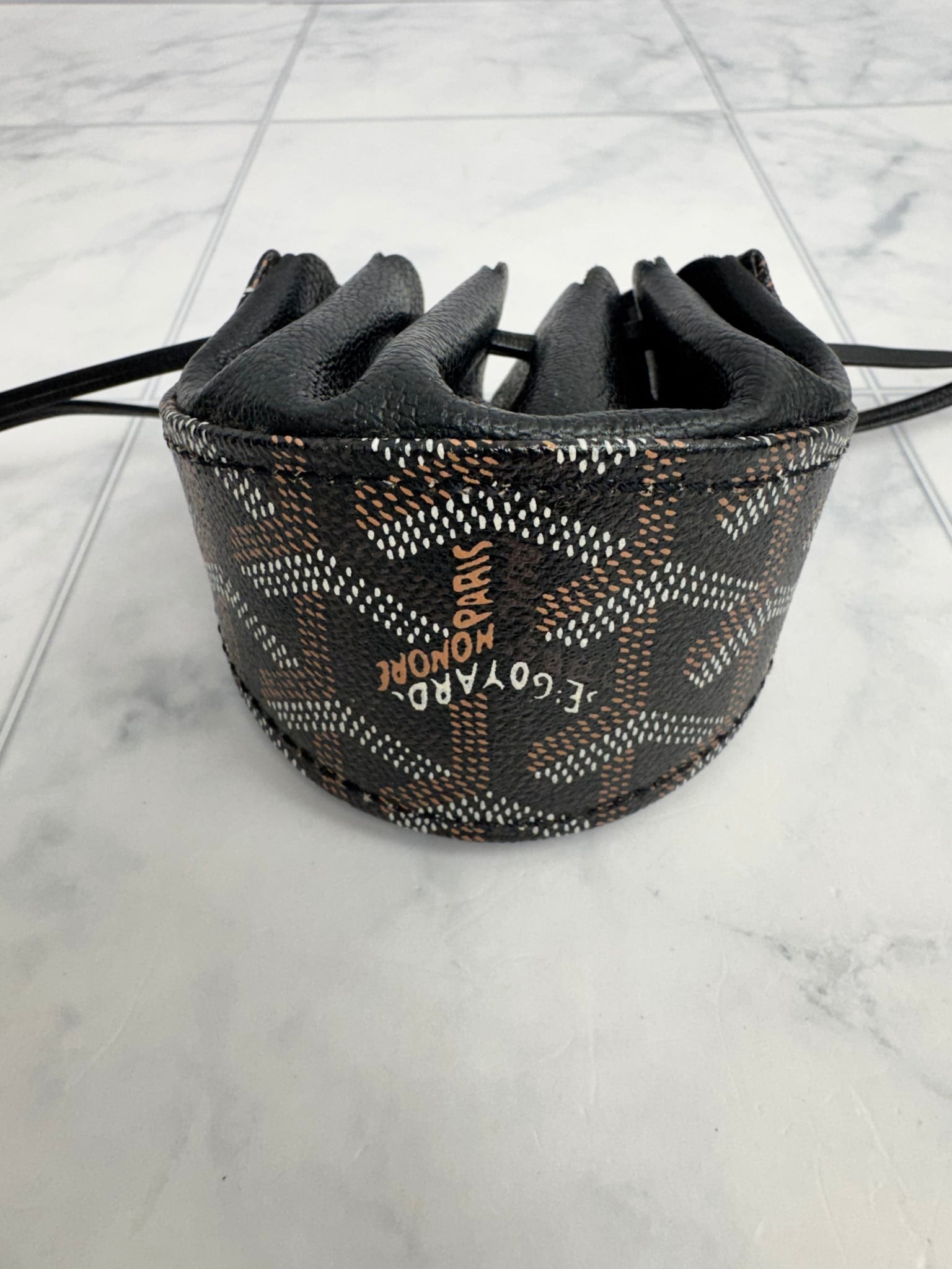 Goyard Black Goyardine Coated Canvas Coin Pouch