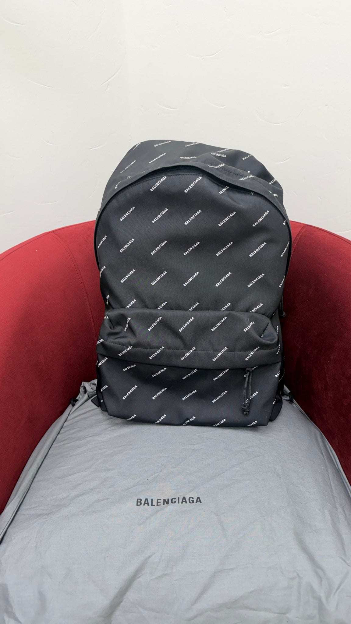 Balenciaga Printed Nylon Explorer Backpack