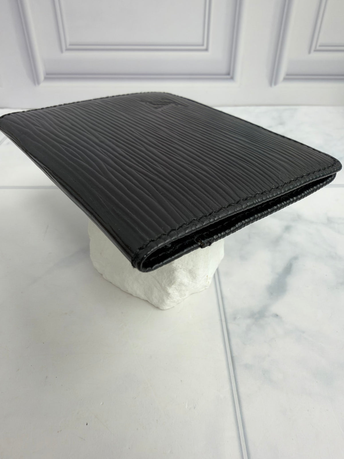 Louis Vuitton Black Epi Leather Card Case