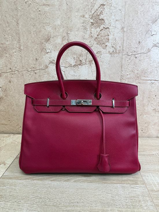 Hermes Tosca Epsom Leather Birkin 35 