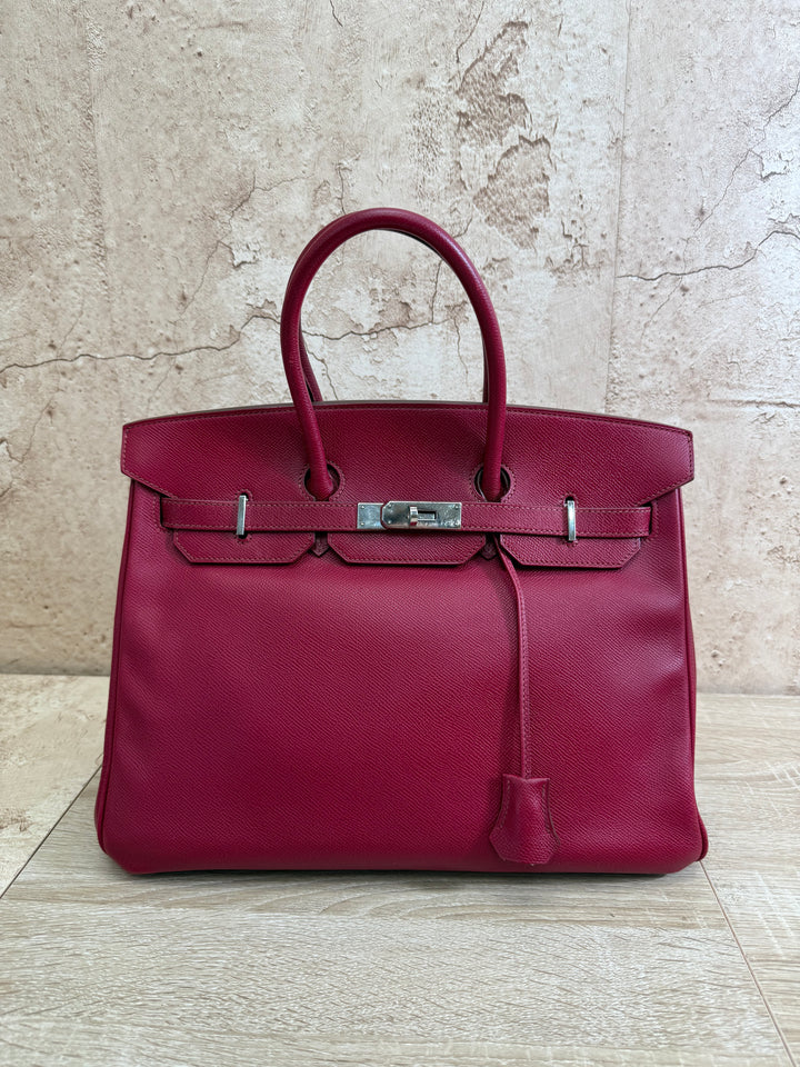 Hermes Tosca Epsom Leather Birkin 35 