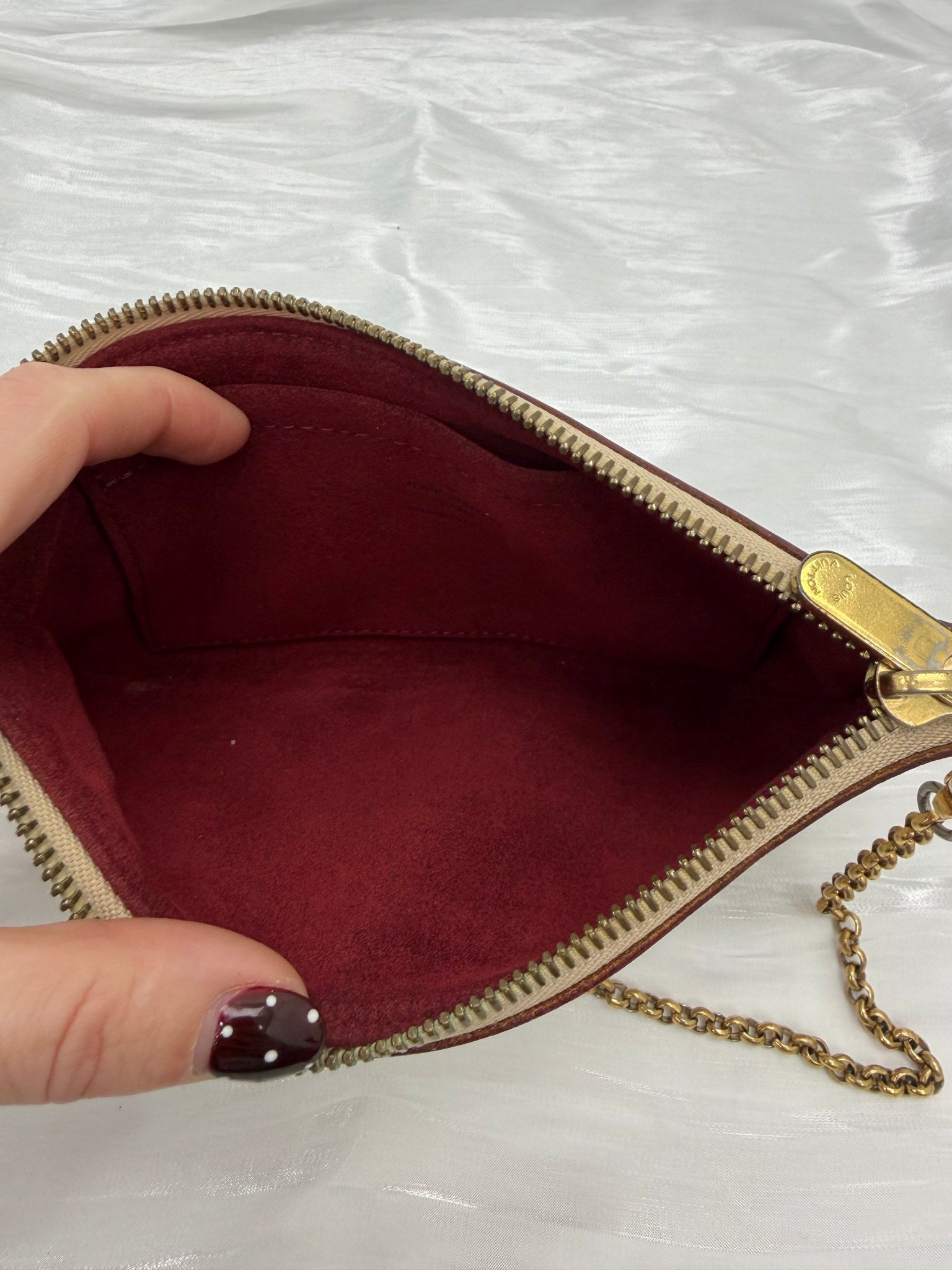 Louis Vuitton White Multicolore Monogram Milla MM Pochette