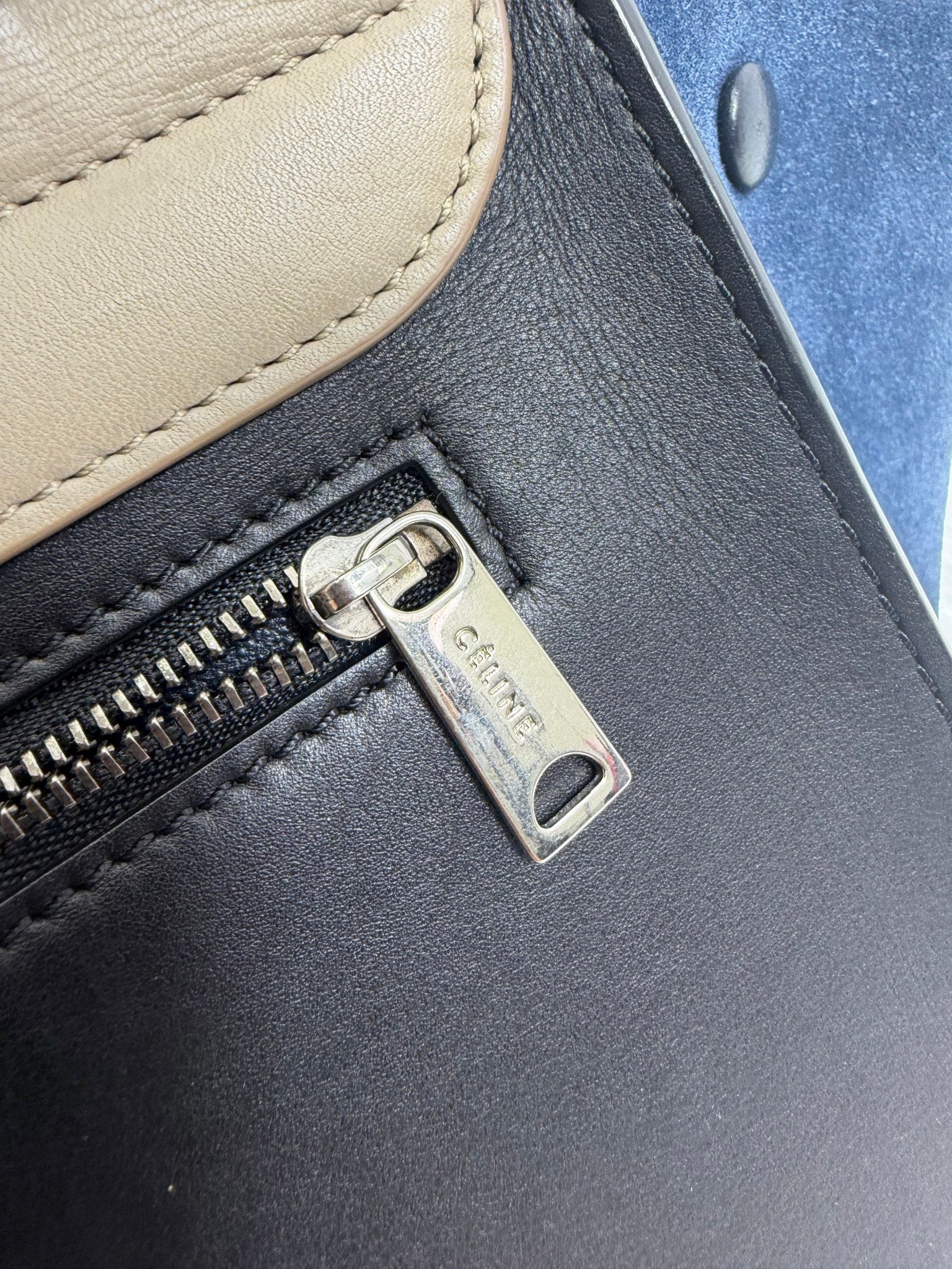 Celine Multicolor Trapeze Two Way Bag