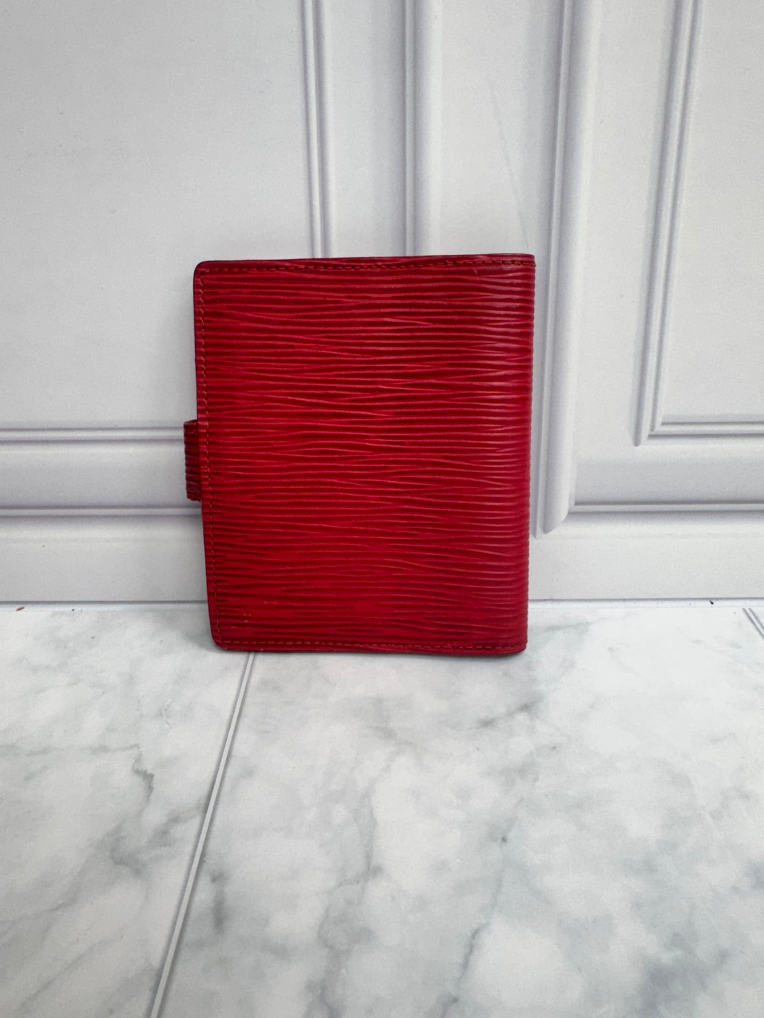 Louis Vuitton Red Epi Mini Agenda 