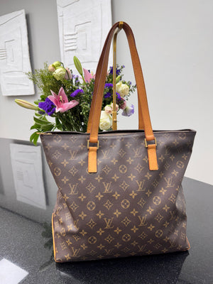 Louis Vuitton Monogram Cabas Mezzo Tote Bag