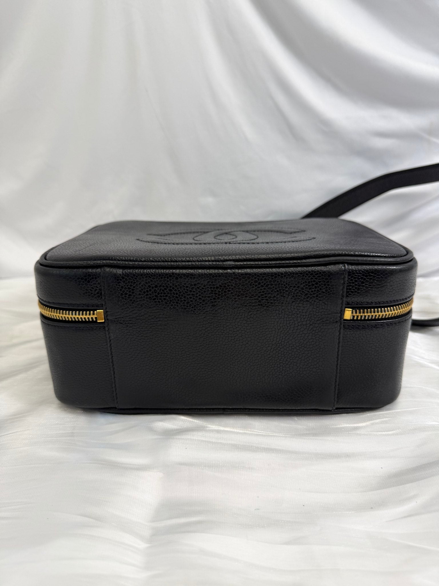 Chanel Black Caviar Large Vanity Case