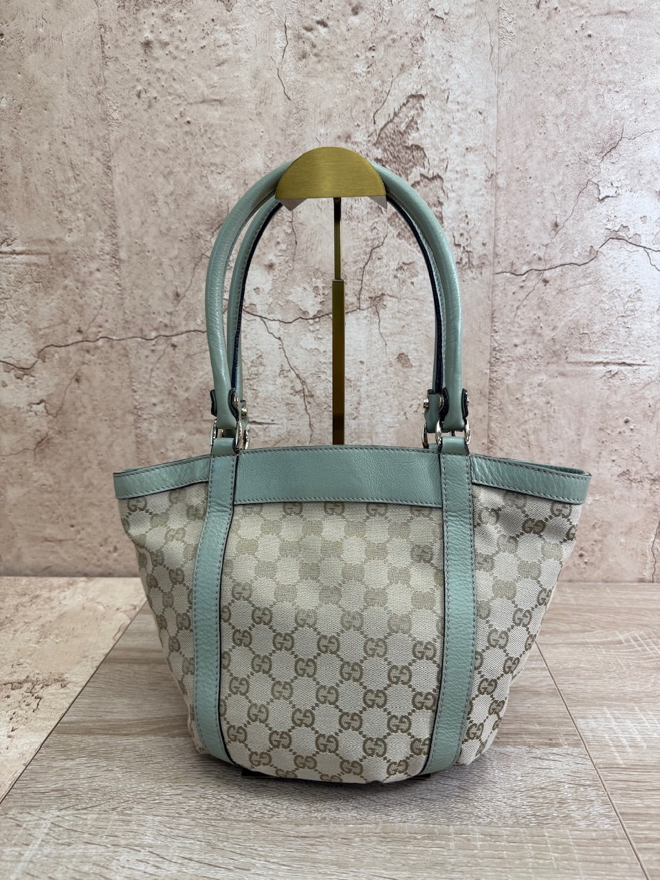 Gucci GG Beige Canvas Abbey Tote Bag