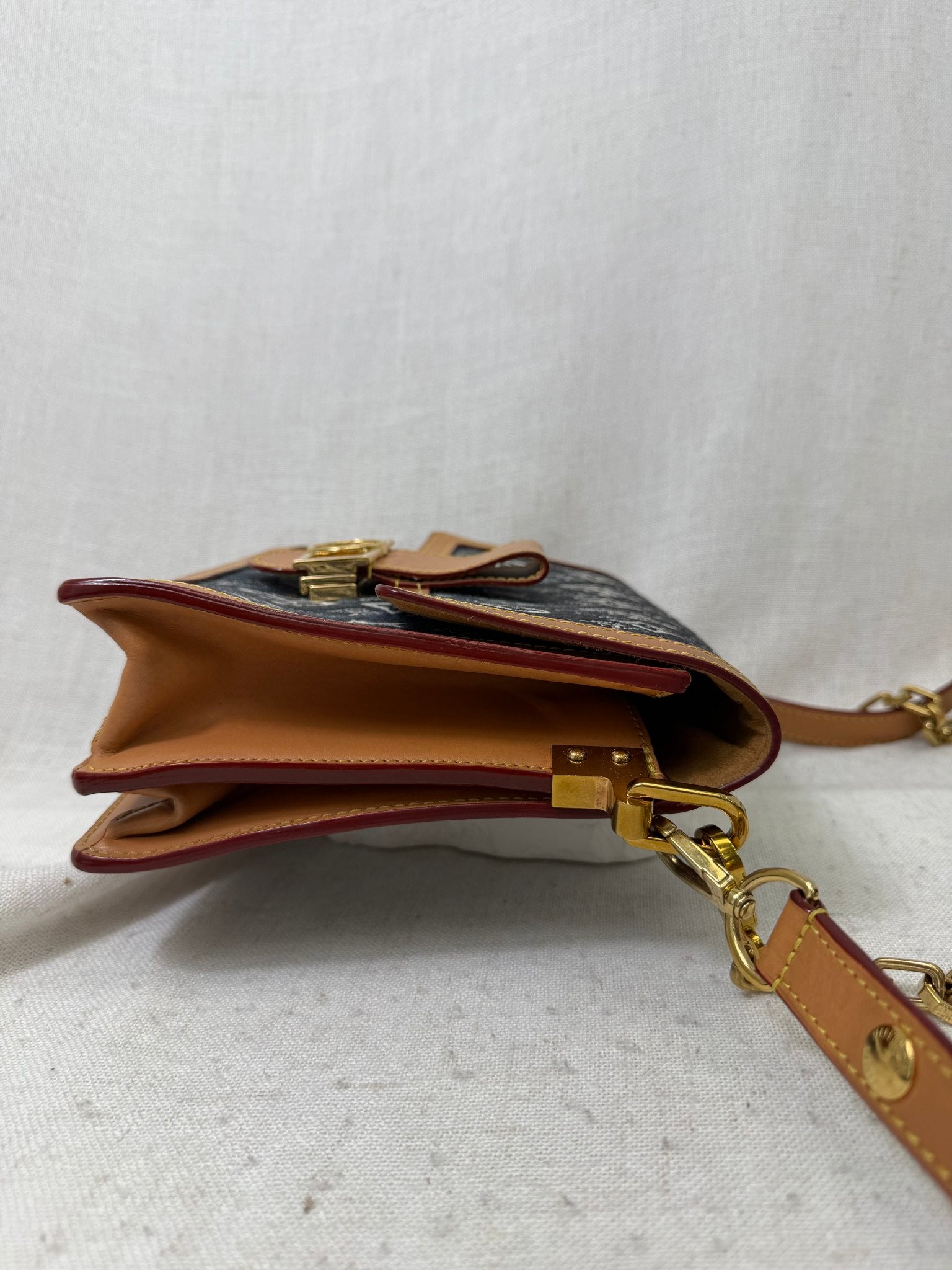 Louis Vuitton Blue Canvas Monogram Dauphine MM Bag 