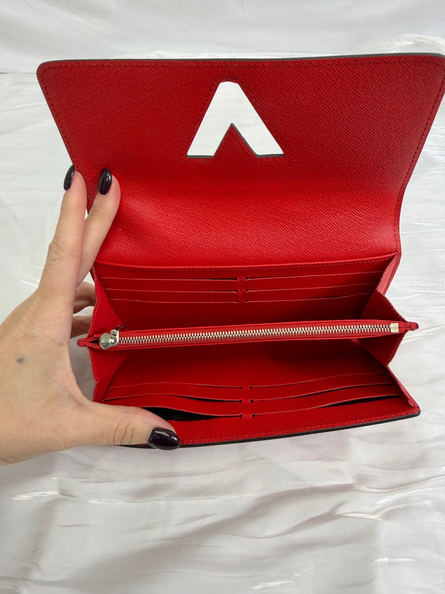 Louis Vuitton Red Epi Twist Wallet