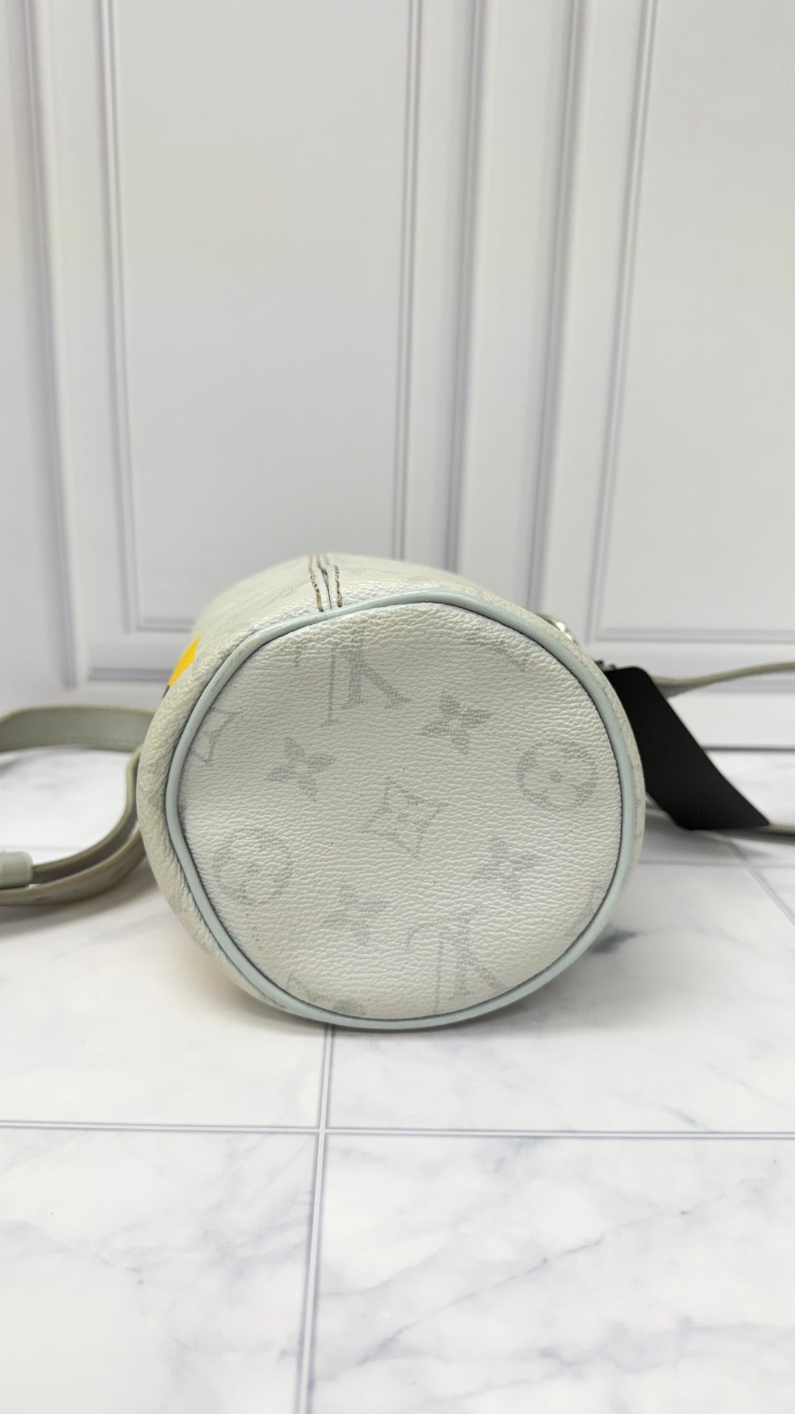 Louis Vuitton Grey Monogram  Chalk Nano Crossbody Bag