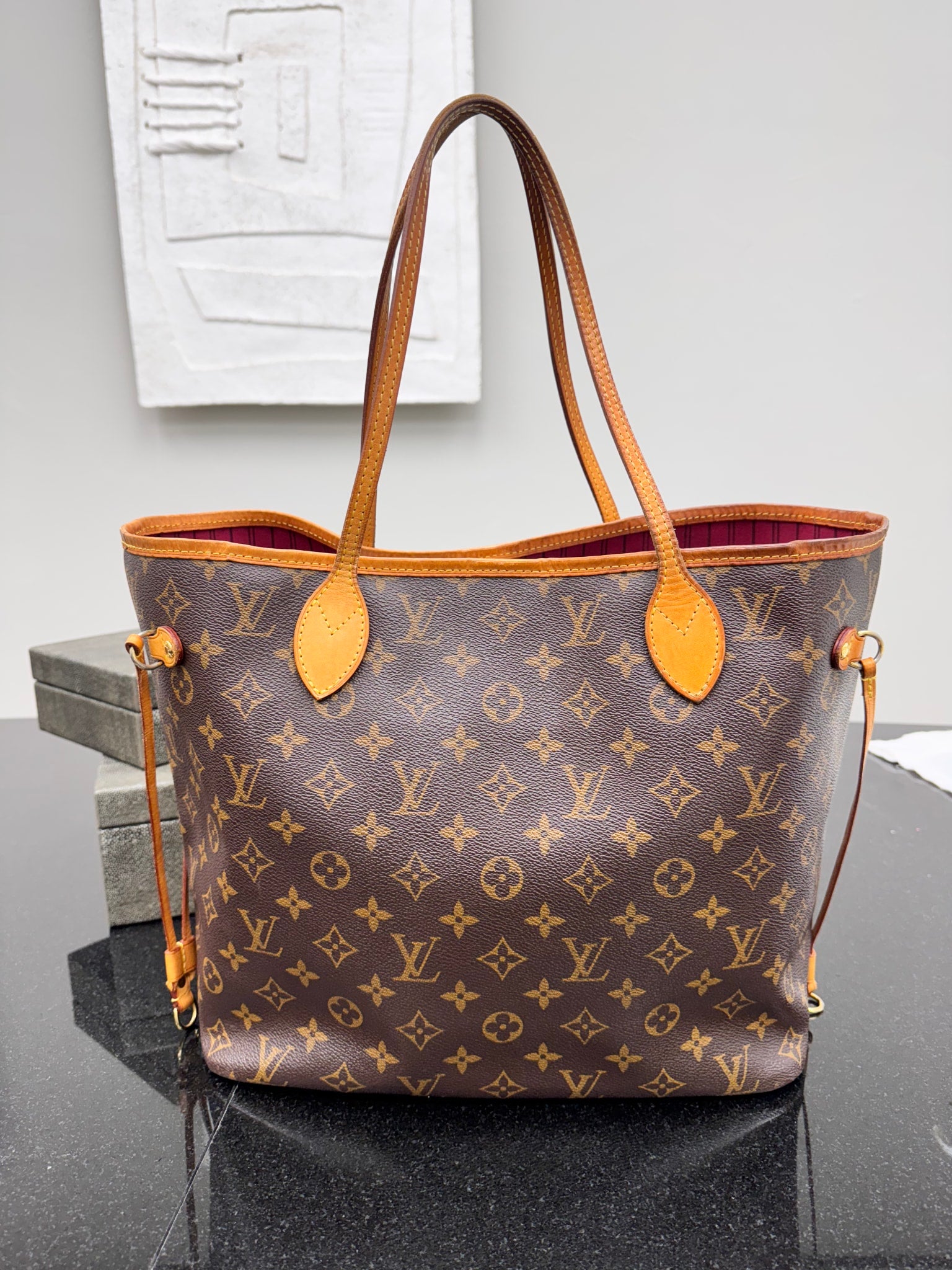 Louis Vuitton Monogram Neverfull MM Tote Bag