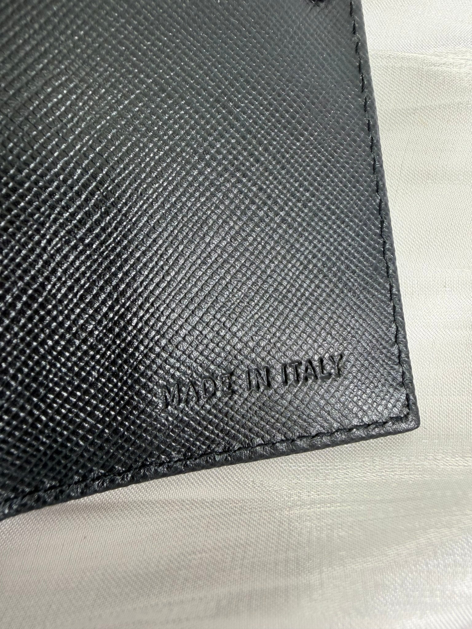 Prada Dark Navy Nylon Compact Wallet