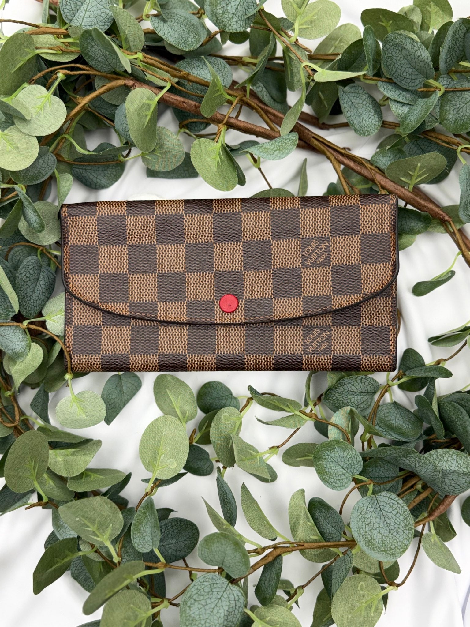 Louis Vuitton Damier Ebene Emilie Wallet