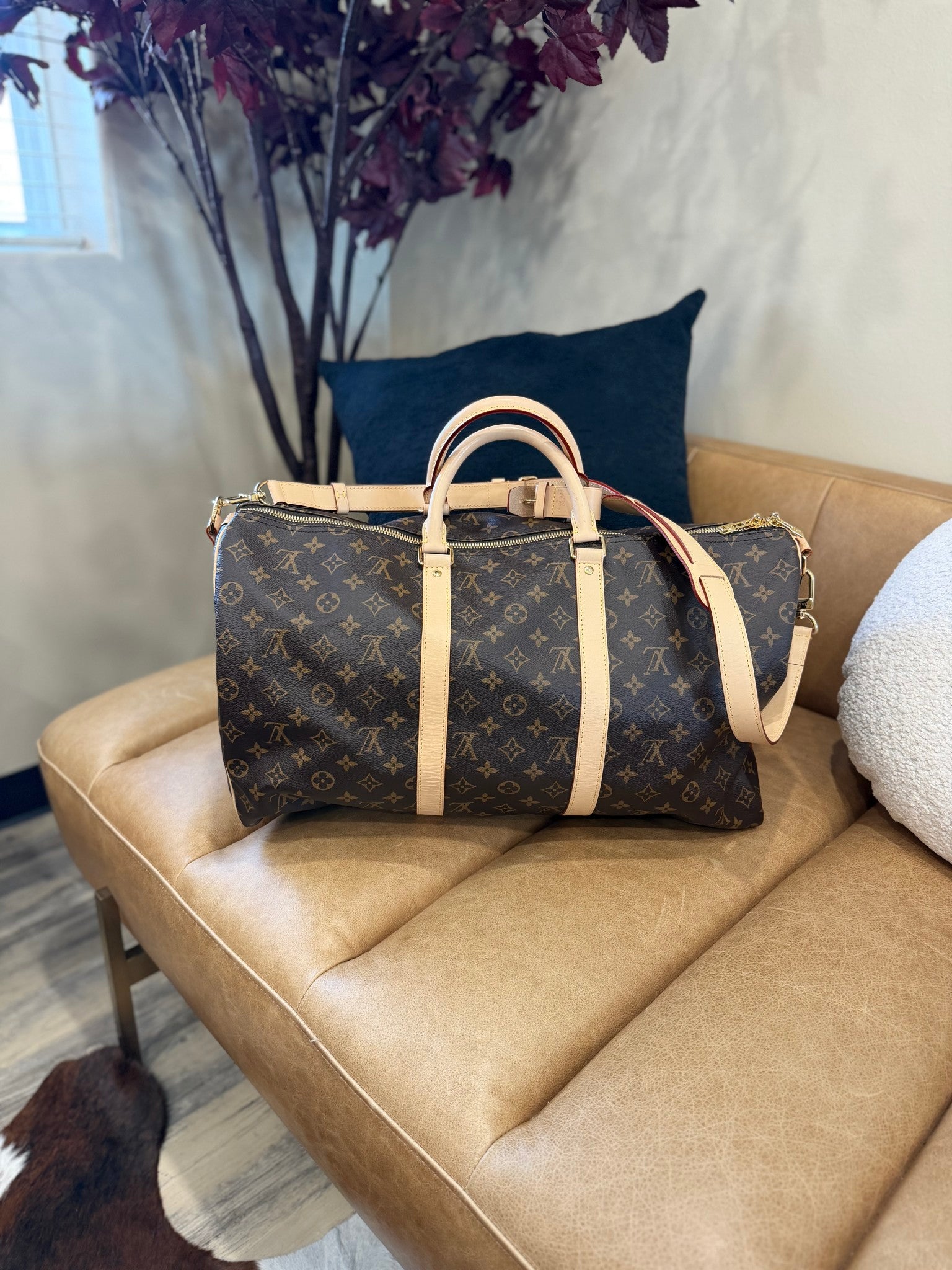 Louis Vuitton Monogram Keepall Bandouliere 50