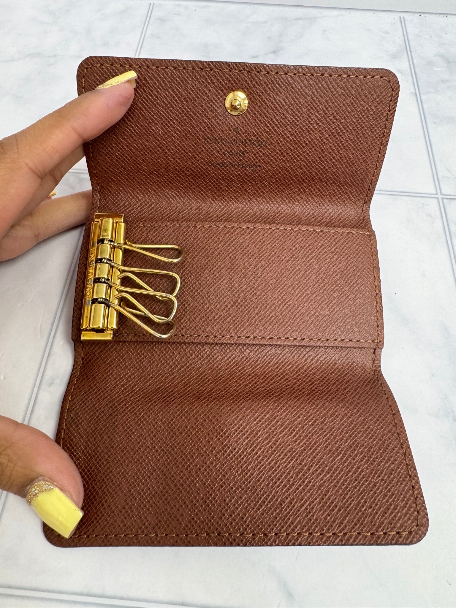 Louis Vuitton Monogram 4 Ring Key Case