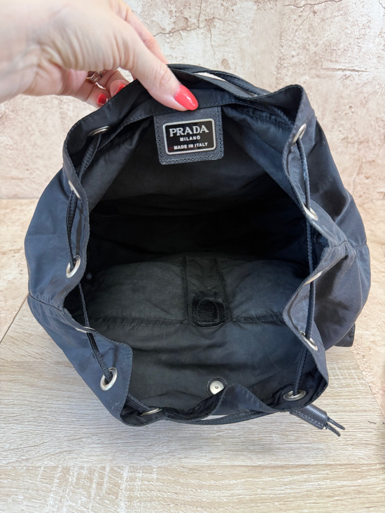 Prada Black Nylon Backpack