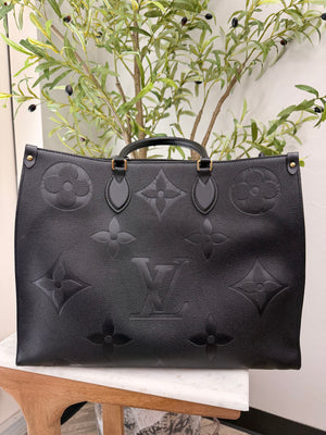 Louis Vuitton Black Empreinte Leather OntheGo GM