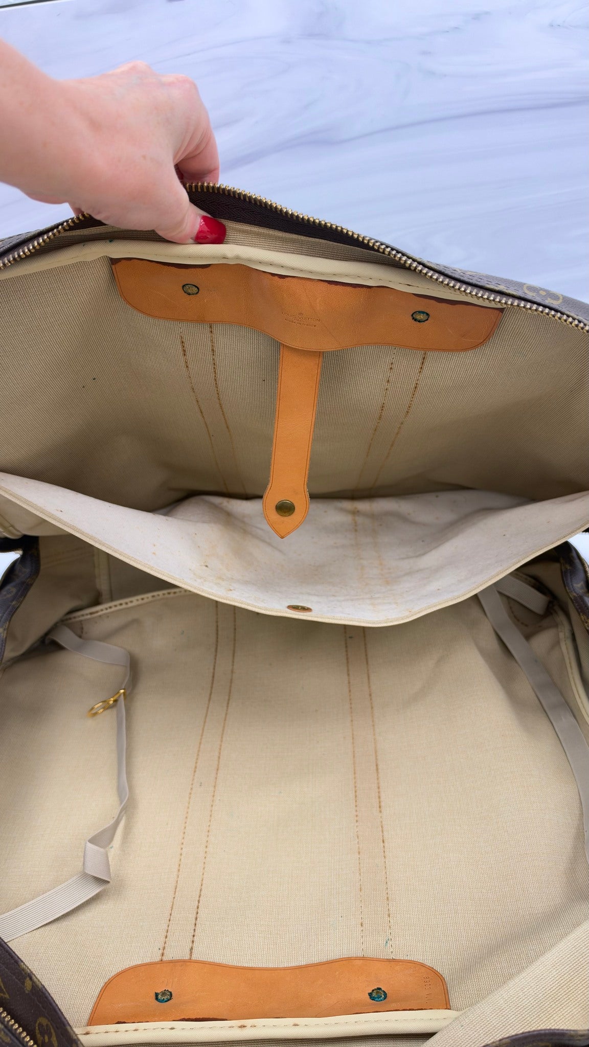 Louis Vuitton Monogram Sirius Soft-Sided Suitcase