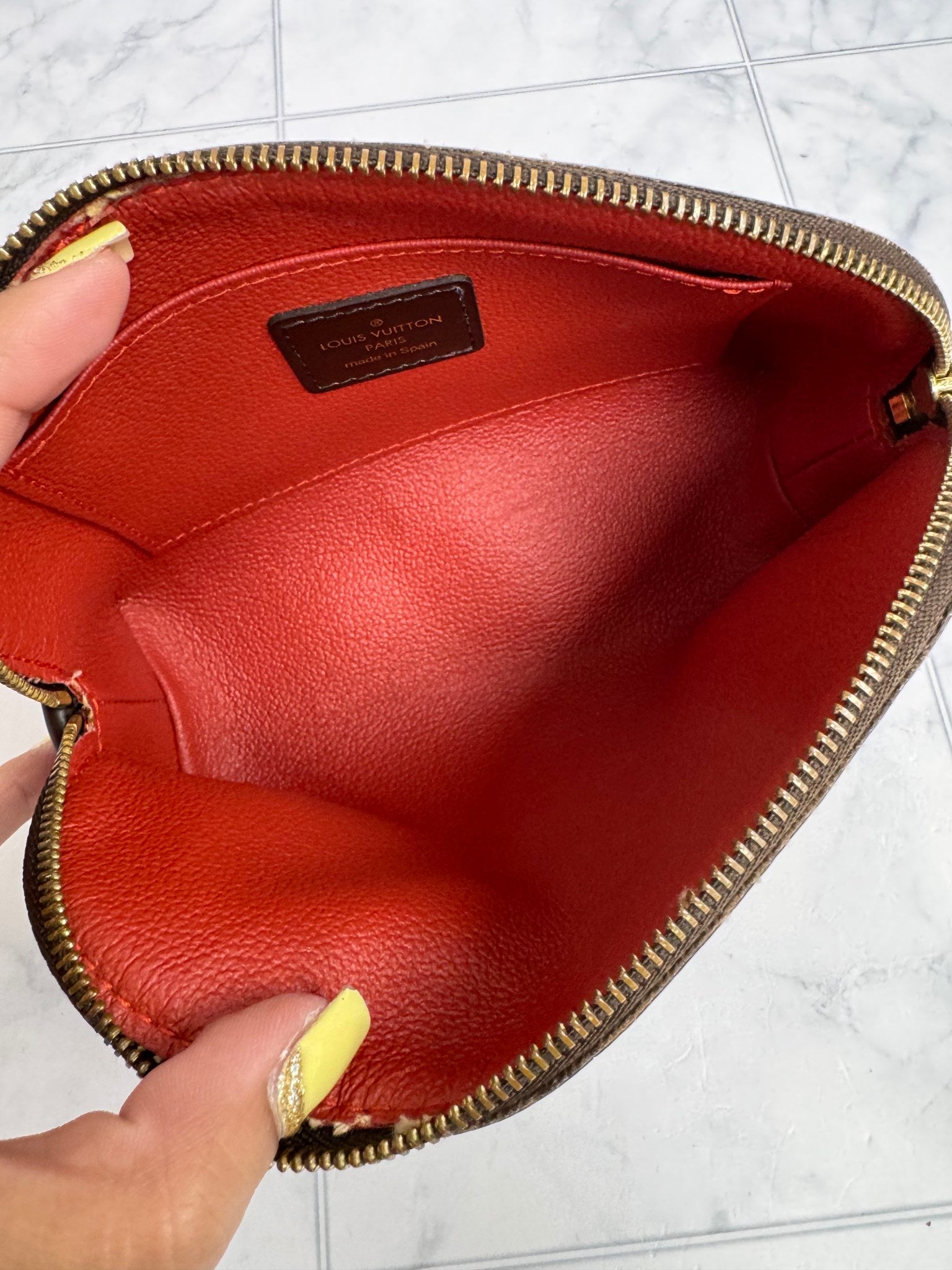 Louis Vuitton Damier Ebene Cosmetic Pouch PM