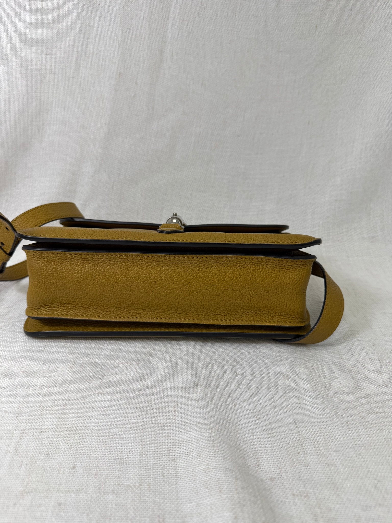 Gucci Mustard Yellow Leather Soft Jackie Crossbody Bag