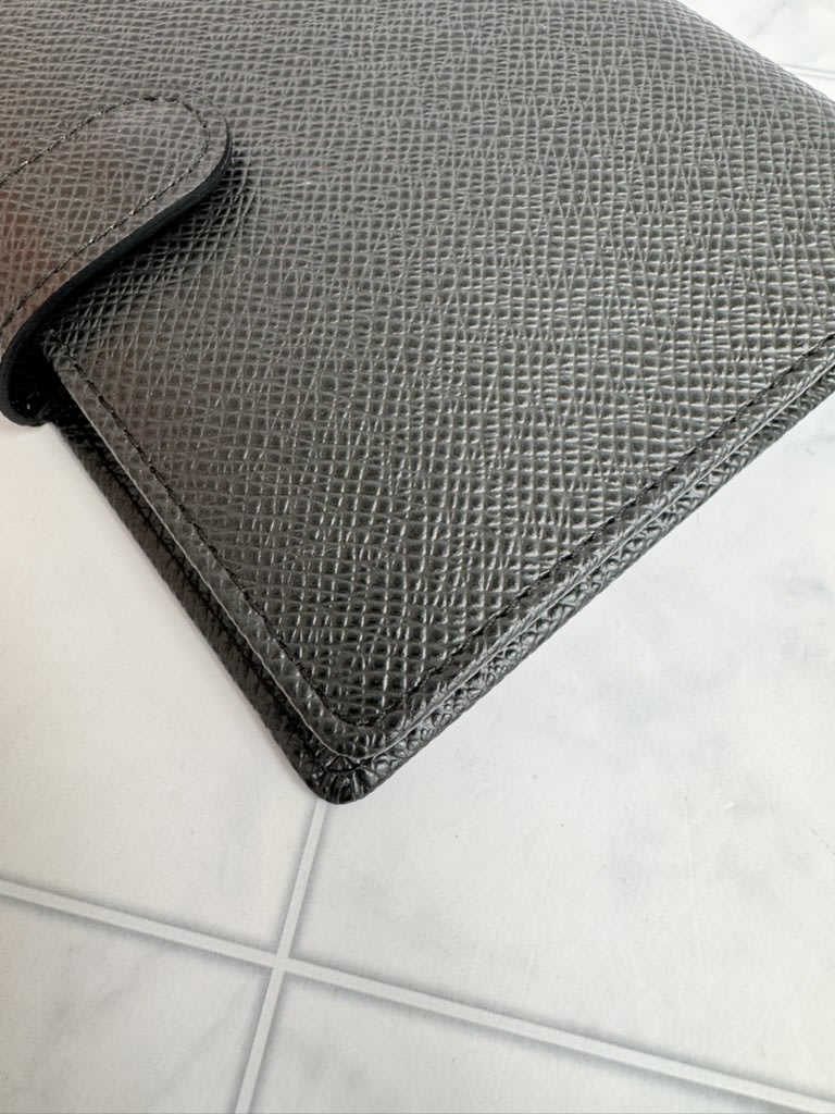 Louis Vuitton Black Taiga Agenda PM