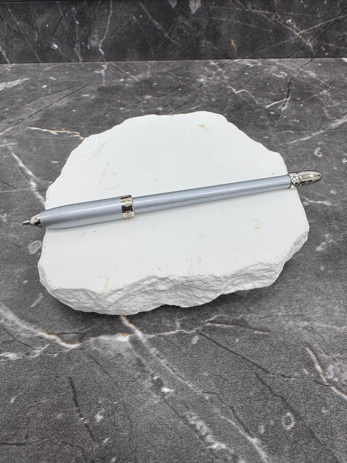 Louis Vuitton Silver Tone Stylo Agenda Ballpoint Pen
