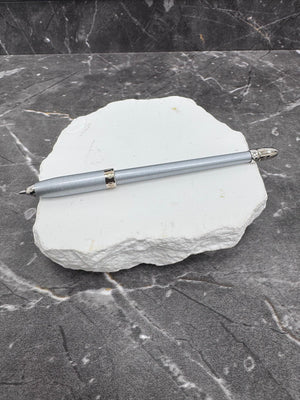 Louis Vuitton Silver Tone Stylo Agenda Ballpoint Pen