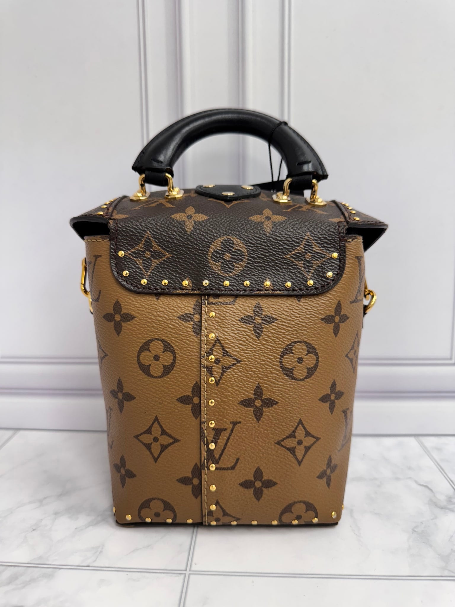 Louis Vuitton Reverse Monogram Camera Box Crossbody Bag