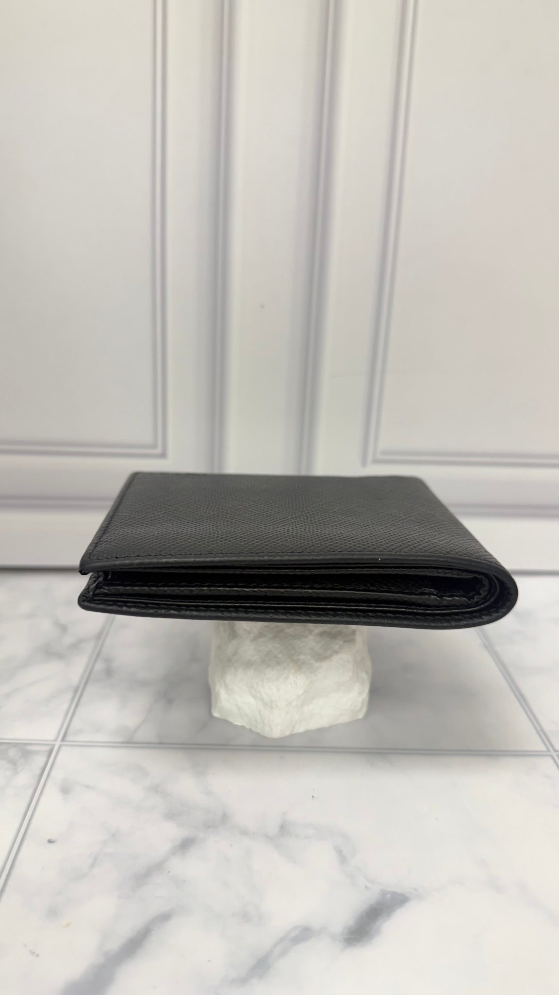 Prada Black Saffiano Leather Bifold Wallet