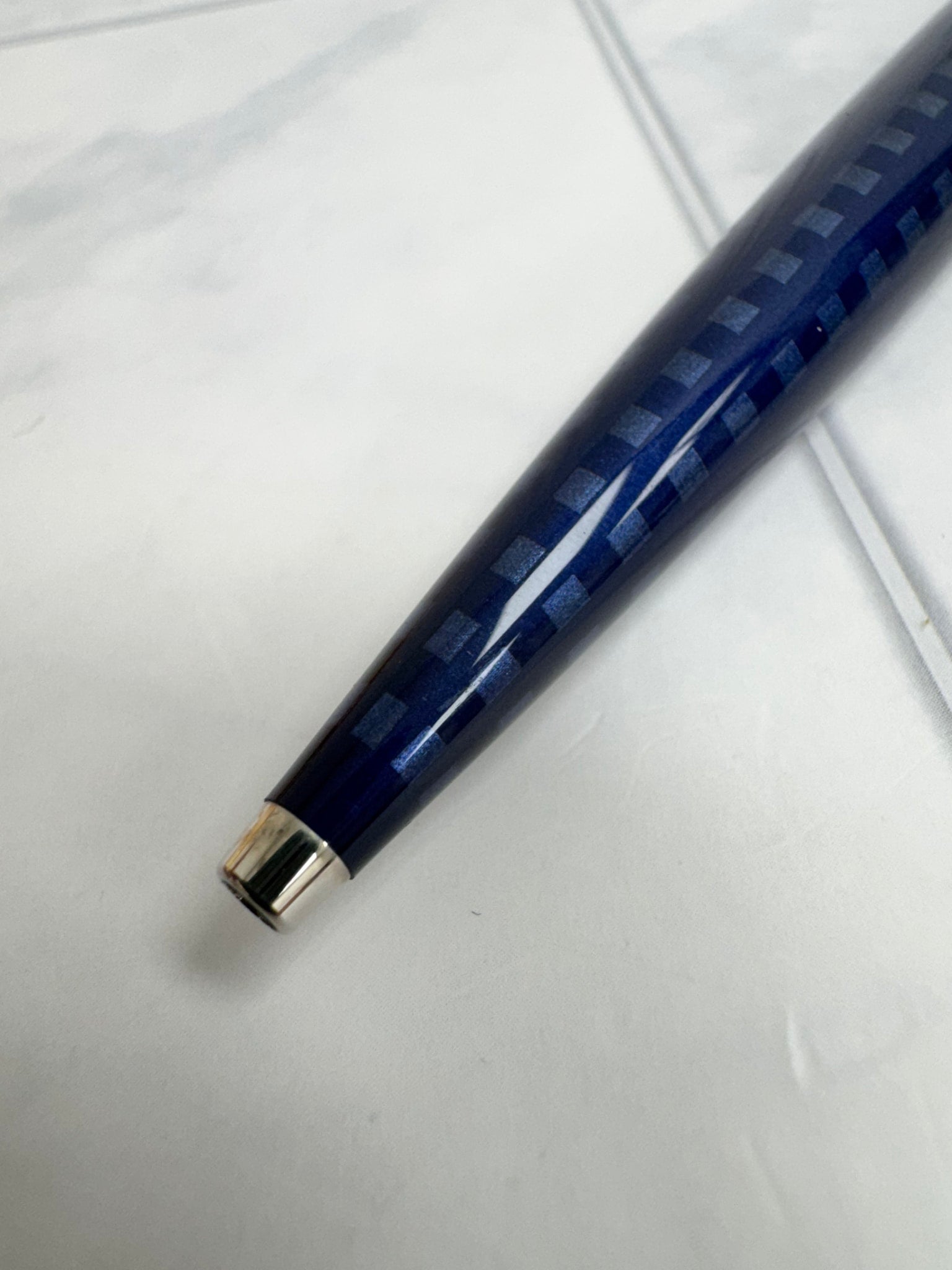 Louis Vuitton Blue Damier Jet Rack Ballpoint Pen