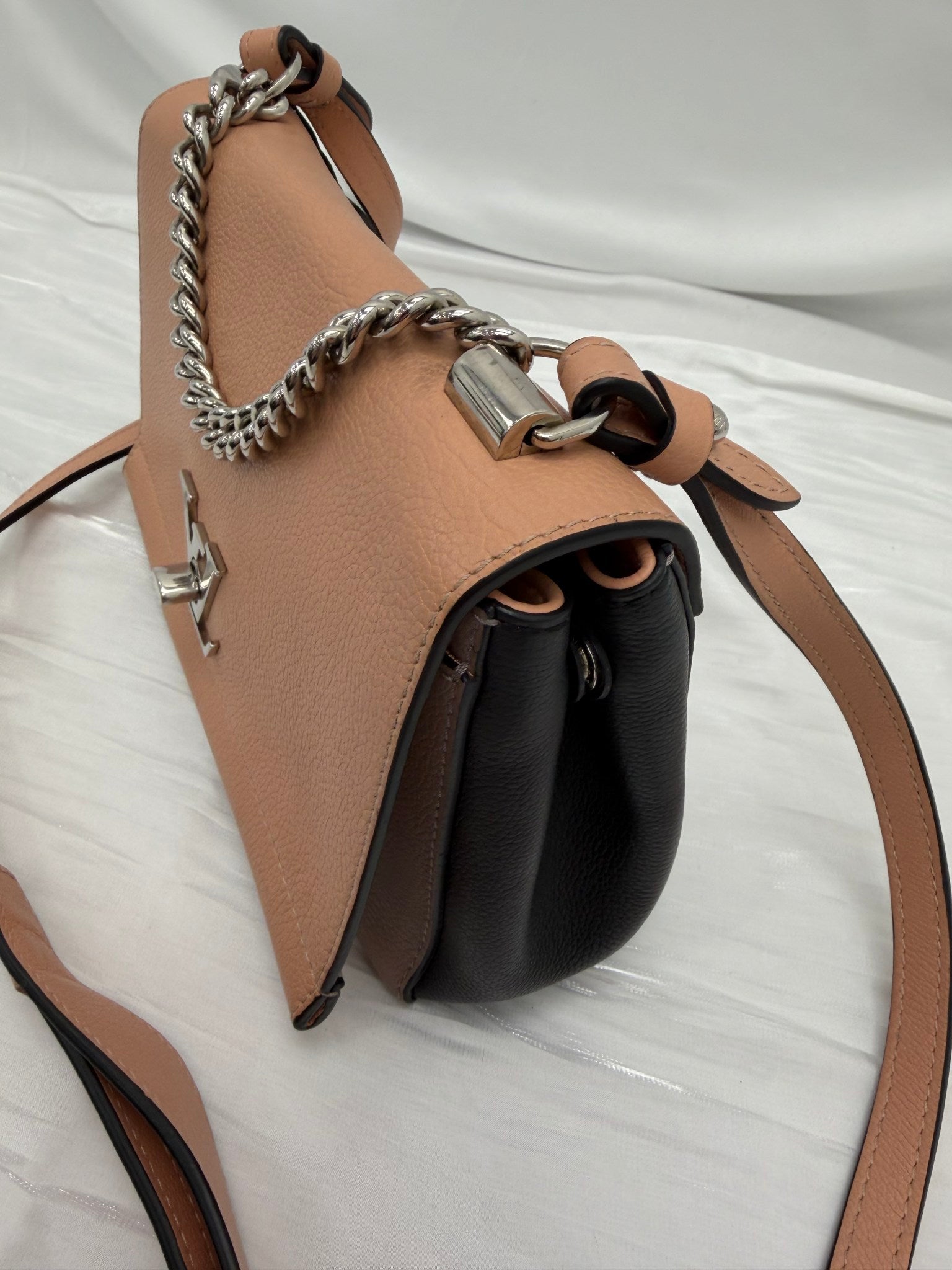 Louis Vuitton Tricolor Calfskin Lockme II BB