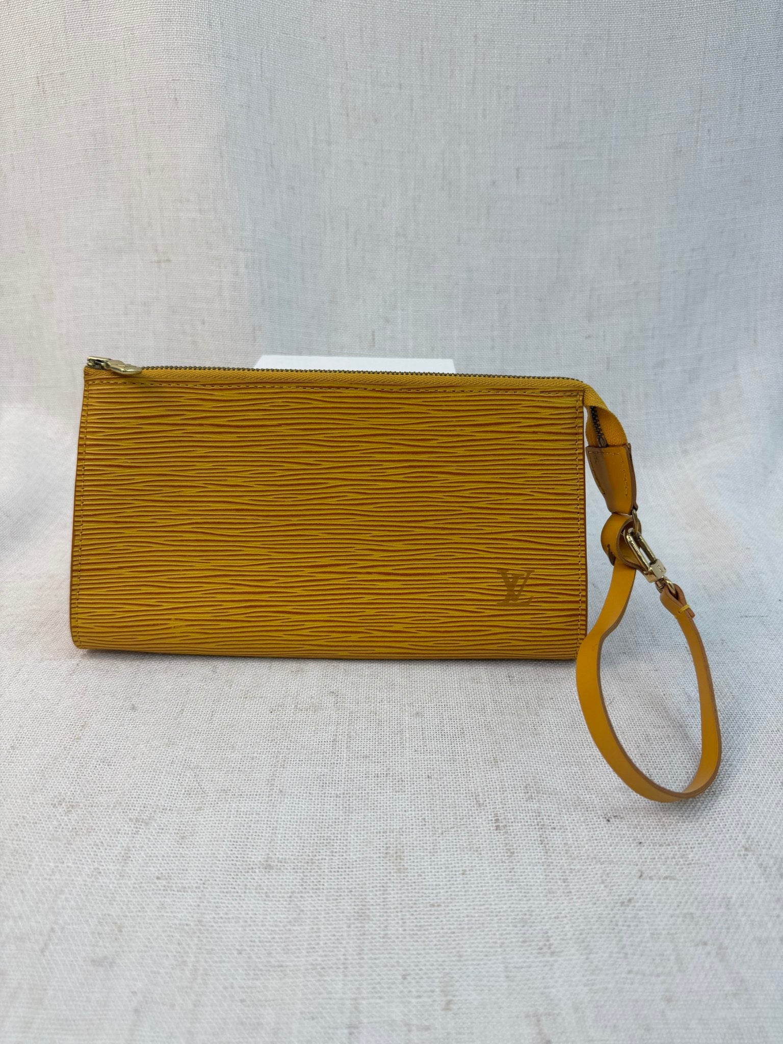 Louis Vuitton Yellow Epi Leather Pochette