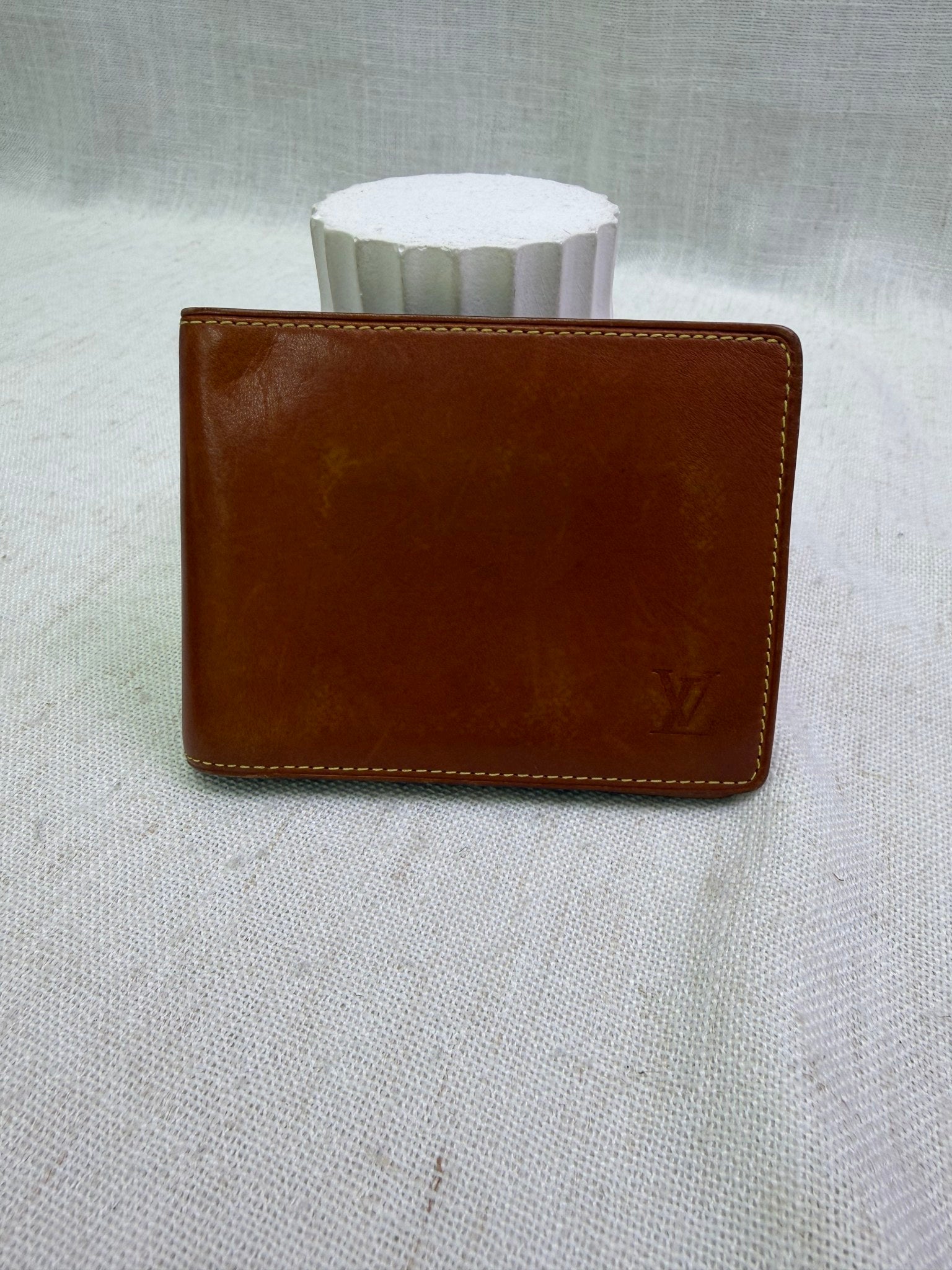 Louis Vuitton Honey Leather Nomade Bifold Wallet