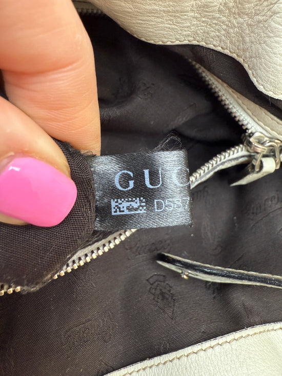 Gucci Beige GG Canvas Match Ball Sherry Line Tote Bag