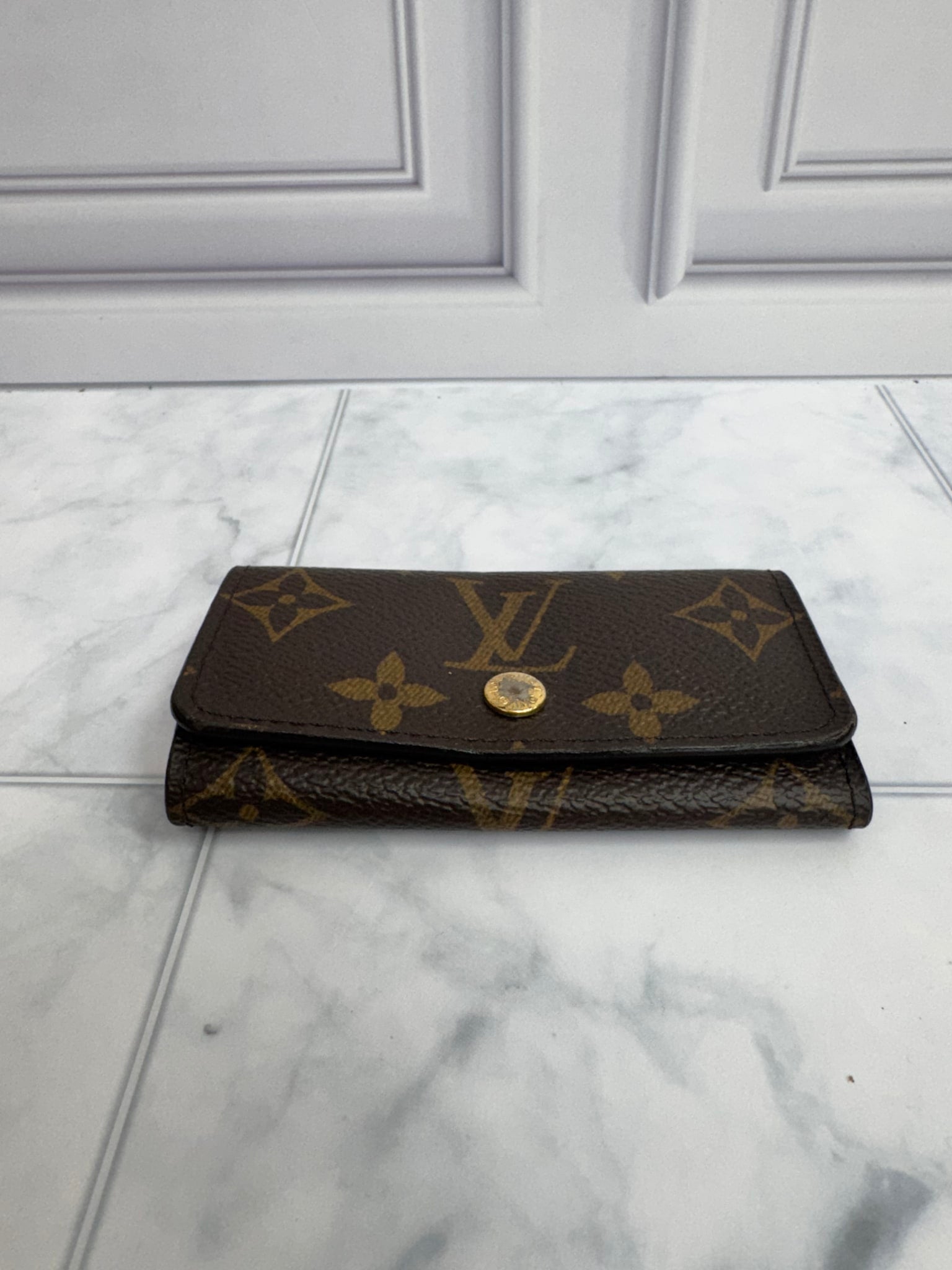 Louis Vuitton Monogram 4 Ring Key Case