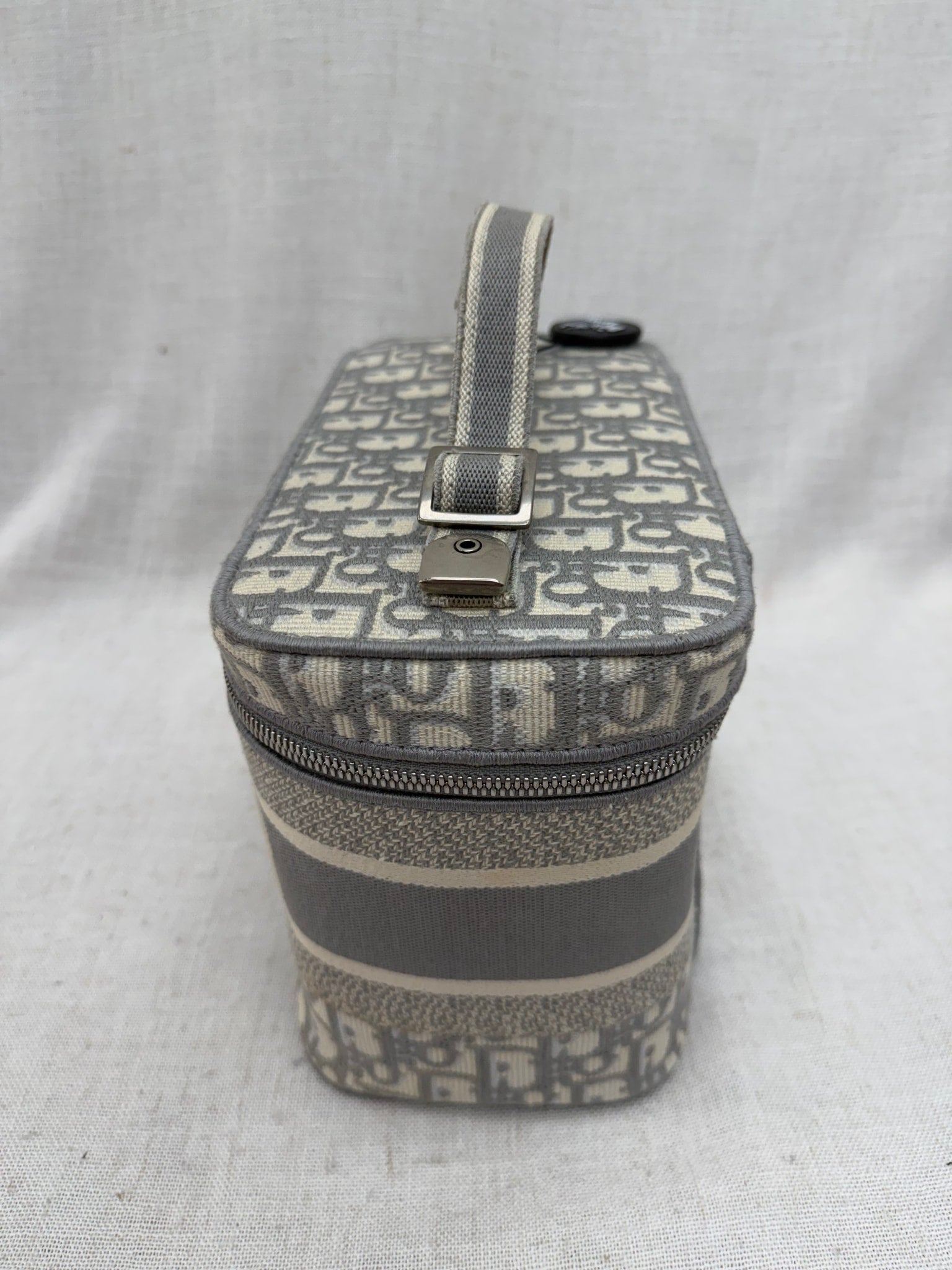 Christian Dior Grey Obilque Diortravel Vanity